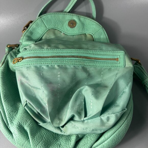 Marc By Marc Jacobs Mint Green Leather Mini Q Natasha Shoulder Bag - Picture 11 of 15